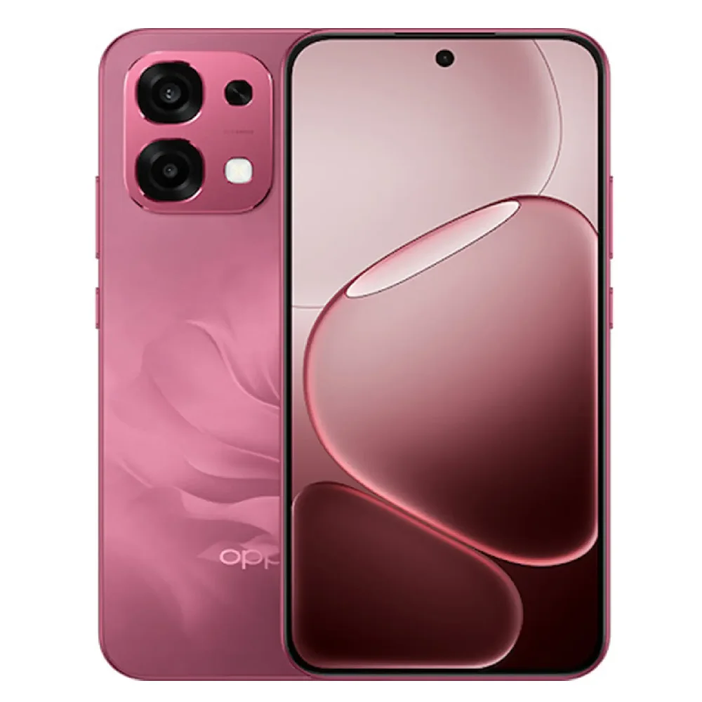 OPPO A6 Pro 5G Smartphone, 256GB Storage, 8GB RAM, 6.67-Inch 120Hz AMOLED Display, 50MP Dual Camera, 6500mAh Battery, 80W SUPERVOOC Flash Charge, Dual SIM, Rosewood Red