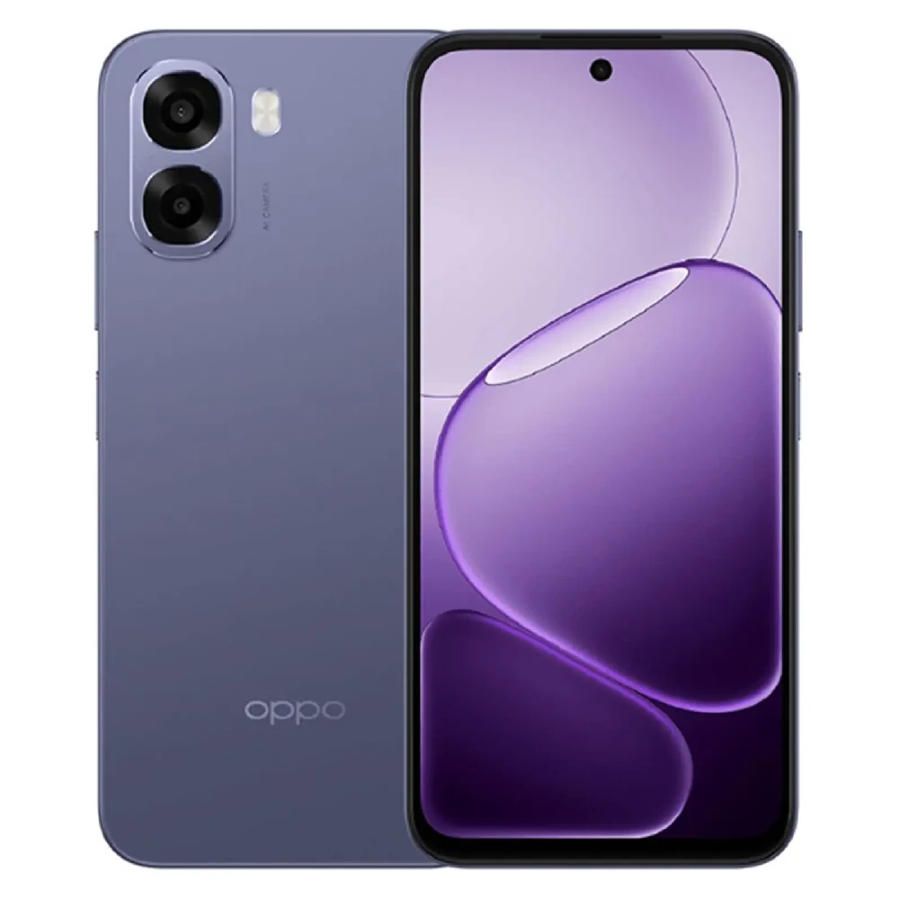 OPPO A6x 4G Smartphone, 128GB Storage, 4GB RAM, 6.75-Inch 120Hz Ultra Bright Display, Snapdragon 685, 13MP Camera, 6100mAh Battery, Dual SIM, Plum Purple