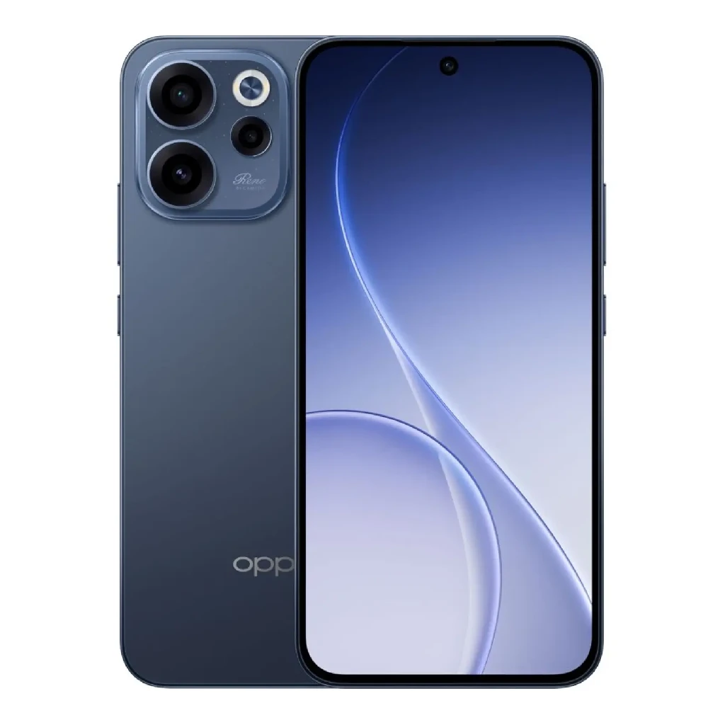 OPPO Reno15 F 5G Smartphone, 512GB Storage, 12GB RAM, 6.57-Inch FHD+ AMOLED Display, Snapdragon 6 Gen 1, 50MP AI Camera, 7000mAh Battery, Dual SIM- Twilight Blue