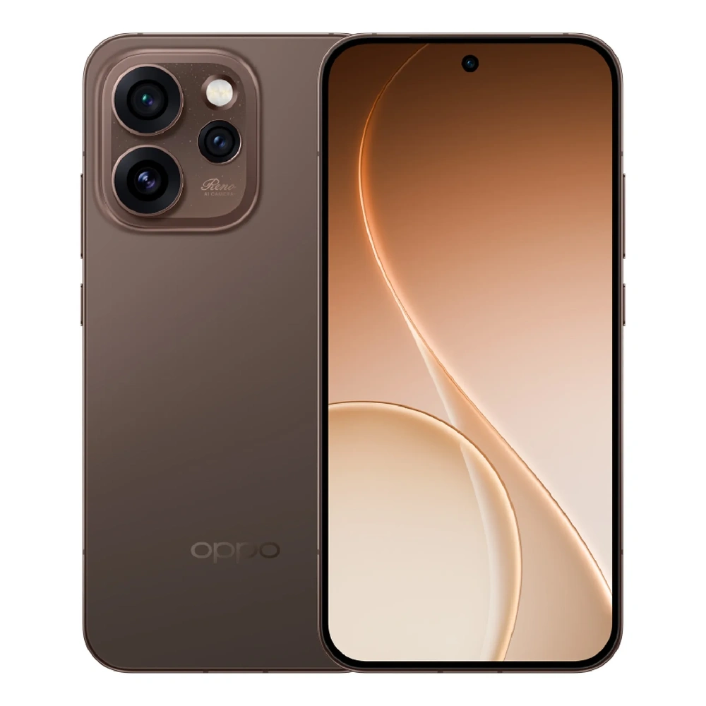 OPPO Reno15 Pro 5G Smartphone, 512GB Storage, 12GB RAM, 6.32-Inch 120Hz AMOLED Display, 200MP OIS Triple Camera, 50MP Selfie Camera, 6200mAh Battery, Dual SIM- Dusk Brown