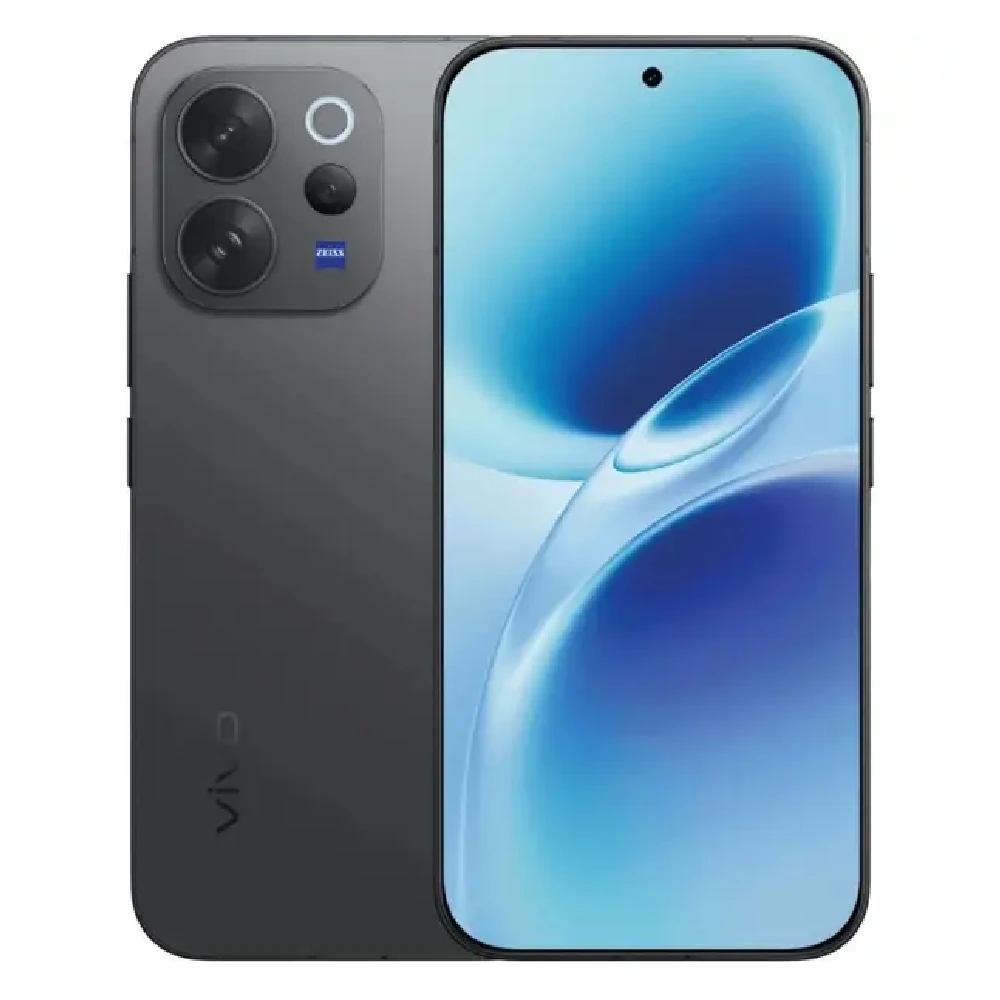 Vivo V70 5G Smartphone, 256GB Storage, 12GB RAM, 6.59-Inch AMOLED 120Hz Display, Snapdragon 7 Gen 4, ZEISS Triple Camera System, 6500mAh Battery, Dual SIM, Authentic Black