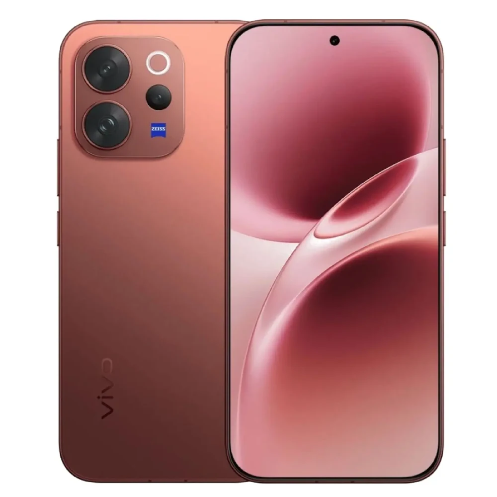 Vivo V70 5G Smartphone, 256GB Storage, 12GB RAM, 6.59-Inch AMOLED 120Hz Display, Snapdragon 7 Gen 4, ZEISS Triple Camera System, 6500mAh Battery, Dual SIM, Sandalwood Brown