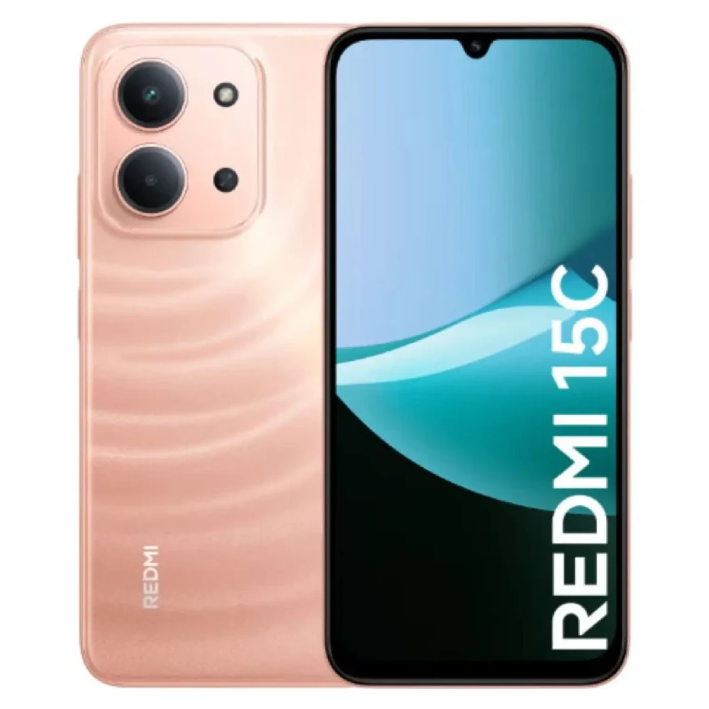 Xiaomi Redmi 15C 4G Smartphone, 128GB Storage, 4GB RAM, 6.9-Inch Dot Drop Display, MediaTek Helio G81-Ultra, 50MP Camera, 6000mAh Battery, Dual SIM, Twilight Orange