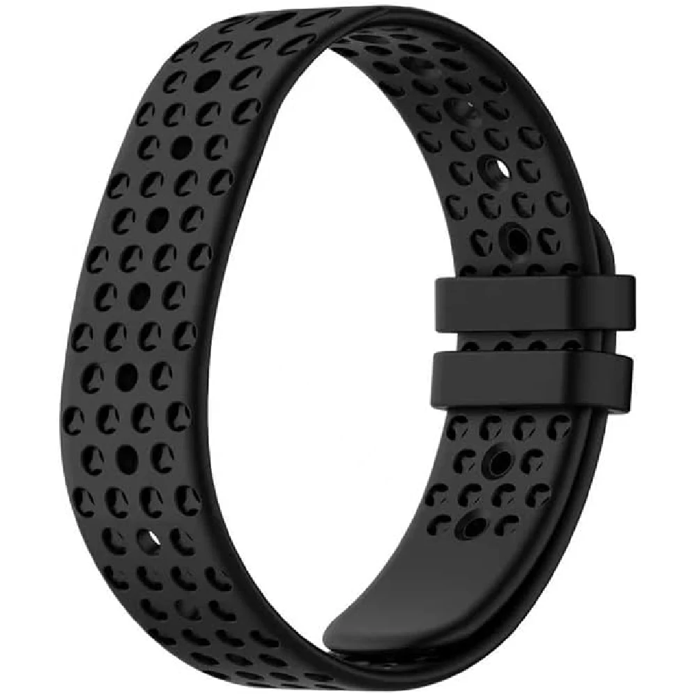 Armfit Deep Replacement Silicone Band - Black, Universal Fit for Deep Fitness Tracker, Unisex