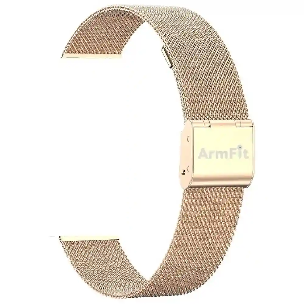 Armfit Queen Smartwatch Chain Band - Woven Metal Mesh Strap, Rose Gold, Replacement Band for Queen Series