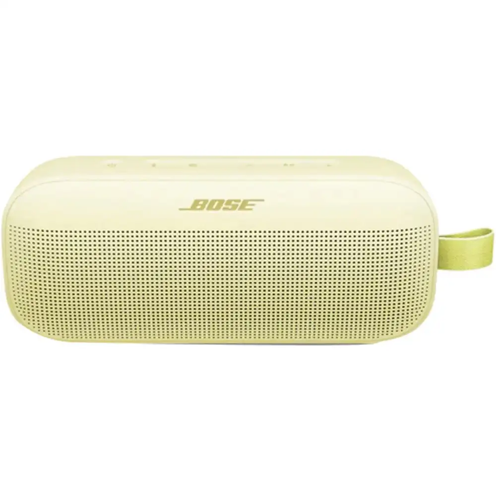 Bose SoundLink Flex Portable Bluetooth Speaker (2nd Gen), Waterproof & Dustproof, Up to 12 Hours Battery Life, Citrus Yellow - 887612-0700