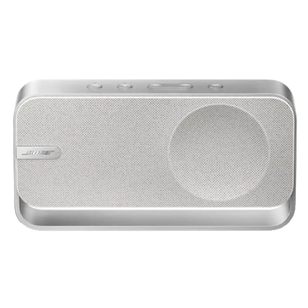 Bose SoundLink Home Portable Bluetooth Speaker, Crisp Clear Audio, Deep Bass, Bluetooth 5.3, Built-In Microphone, Up to 9 Hours Battery Life, Light Silver - 892399-0010
