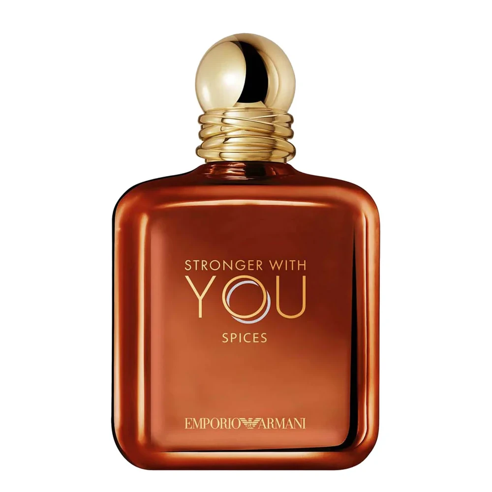 Giorgio Armani Stronger With You Spices Eau de Parfum 100ml for Men - Amber Spicy Fragrance - 3614274624380