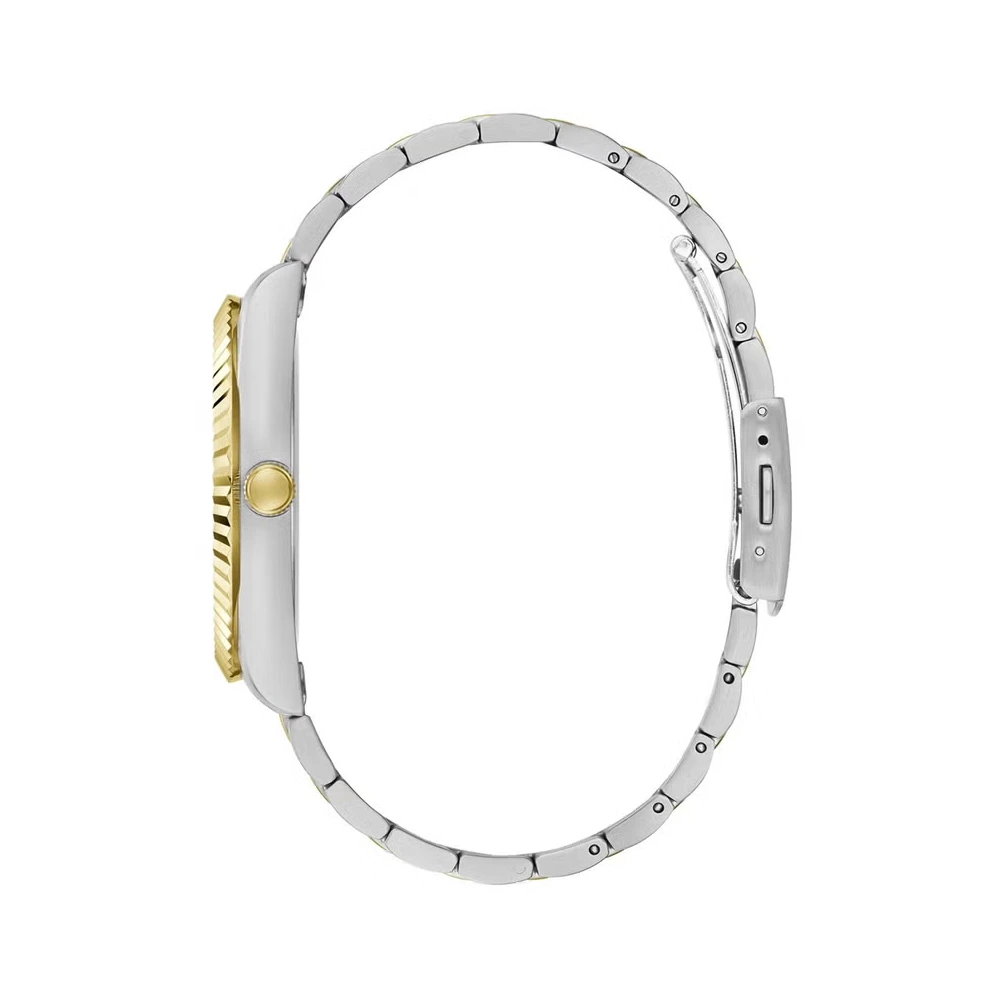 Guess Connoisseur Mens Green Dial Watch with 42mm Two-Tone Stainless Steel Case and Bracelet, Quartz Movement and 50M Water Resistance - GW0736G2 - Image 3