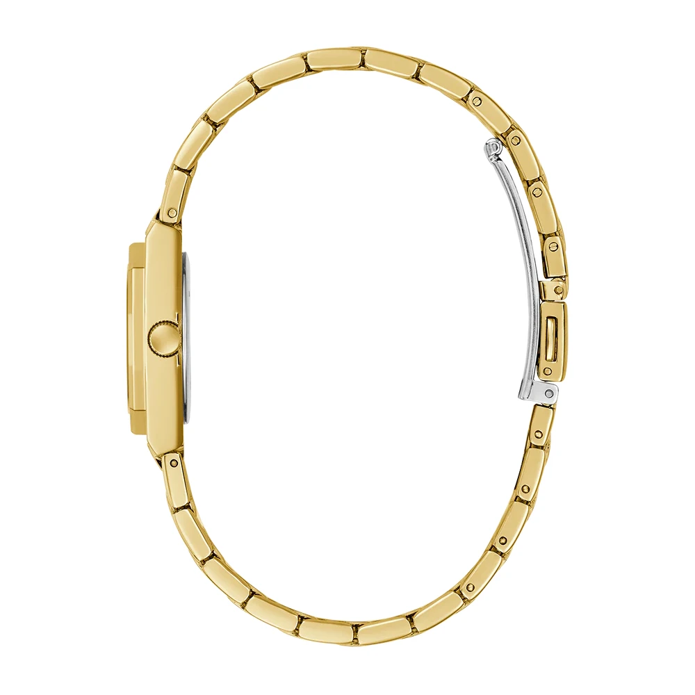 Guess Pixie Womens Champagne Dial Watch with 25mm Gold-Tone Stainless Steel Case and Bracelet, Quartz Movement - GW0931L2 - Image 5