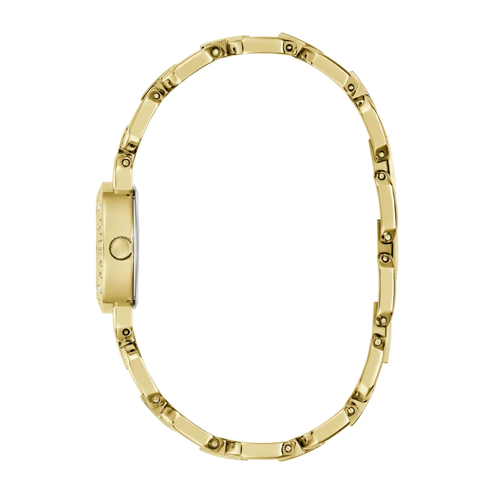 Guess Siren Womens Blue Dial Watch with 23mm Gold-Tone Round Stainless Steel Case and Bracelet, Quartz Movement and 30M Water Resistance - GW1019L2 - Image 4