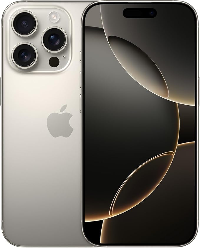 iPhone 16 Pro Max - 256GB Natural Titanium (Renewed)