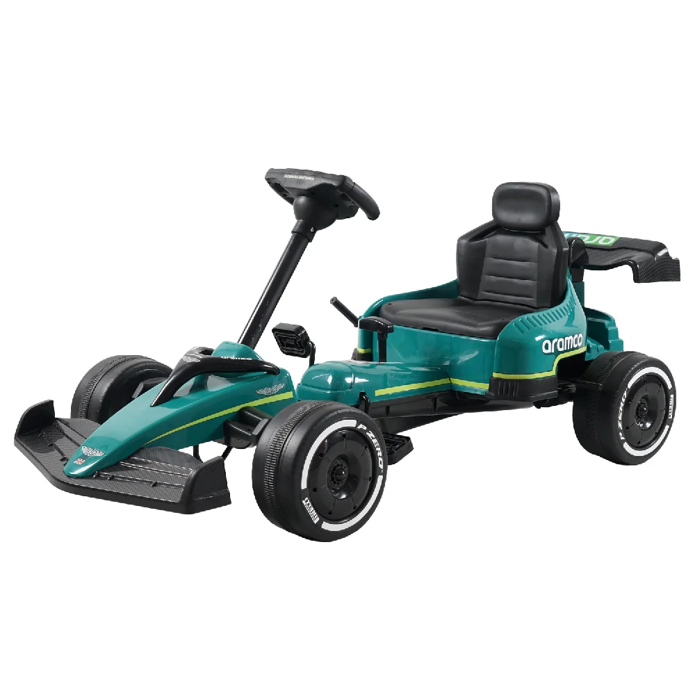 Lovely Baby LBP6003E Pedal Go Kart - Pedal Powered Ride-On, Forward Reverse Gear, Hand Brake, EVA Wheels, Green - LBP6003E-GN