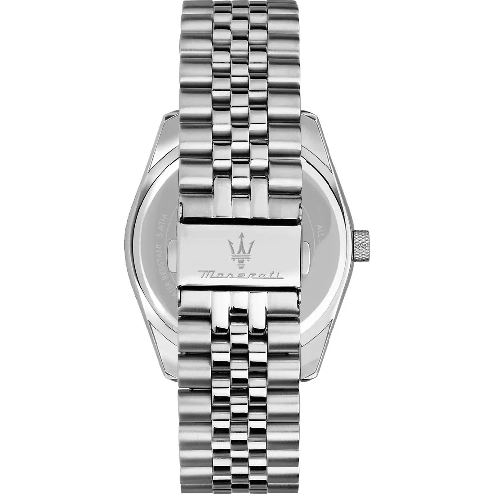 Maserati Attrazione Mens Analog Watch with Black Dial, 43mm Stainless Steel Case and Bracelet, Sapphire Crystal and 50M Water Resistance - R8853151026 - Image 4