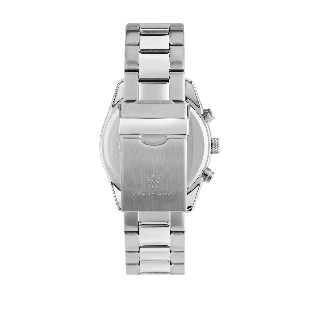 Maserati Attrazione Mens Multifunction Watch with Black Sunray Dial, 43mm Stainless Steel Case and Bracelet, Multifunction Display and 50M Water Resistance - R8853151022 - Image 4