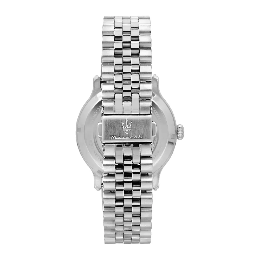Maserati Epoca Mens Analog Watch with Blue Dial, 42mm Stainless Steel Case and Bracelet, Date Display, 100M Water Resistance - R8853118021 - Image 3
