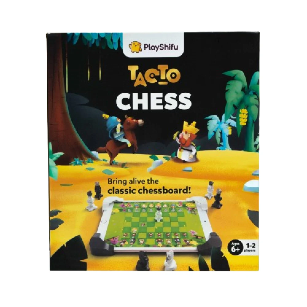 PlayShifu Tacto Chess Interactive Chess Learning Kit with Real Figurines, Story-Based Puzzles and 3 Game Modes for Kids Ages 6+