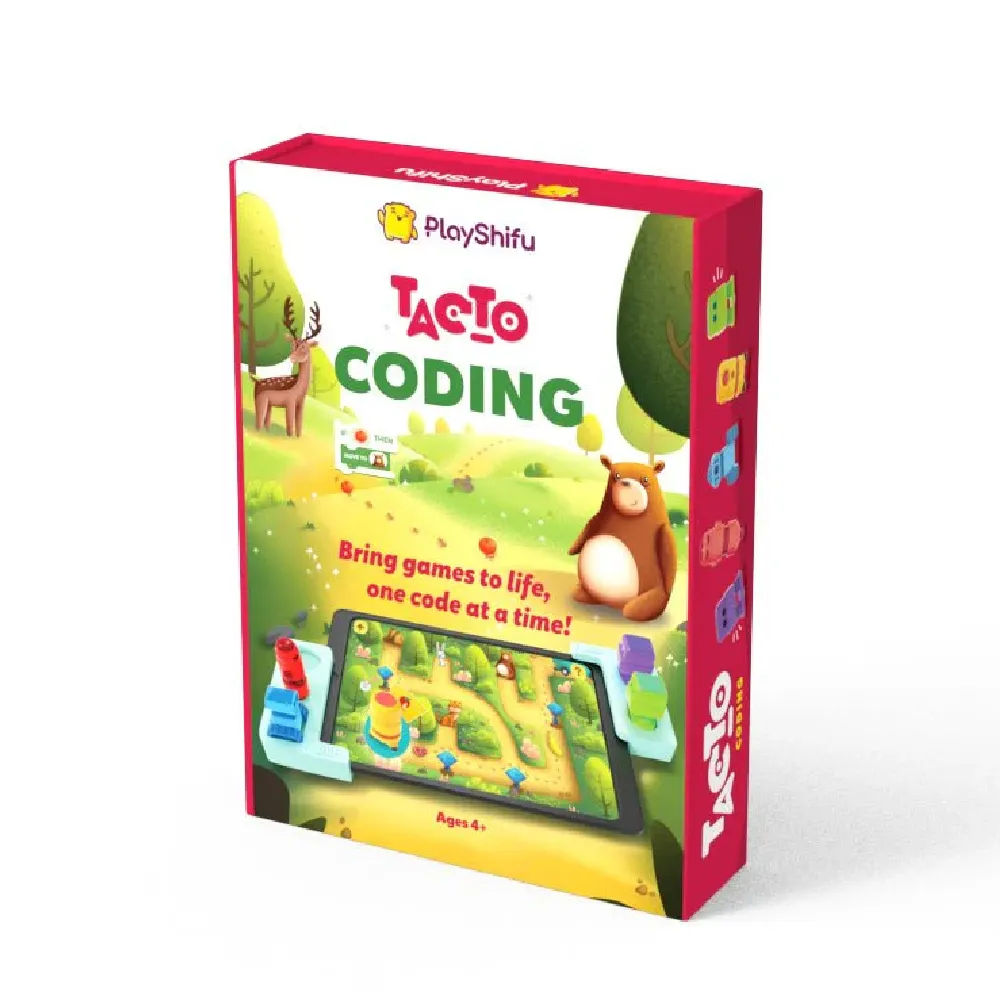 PlayShifu Tacto Coding Interactive Coding Kit with 4 Story-Based Games and 200+ Challenges, STEM Learning Toy for Kids Ages 5-10