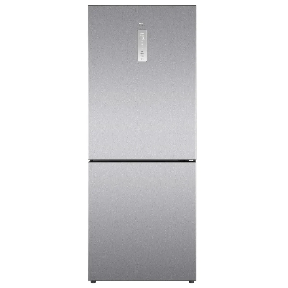 TCL 540L Bottom Mount No Frost Refrigerator - Twin Eco Inverter, Electronic Control, Adjustable Shelves, Reversible Door - P540BFN