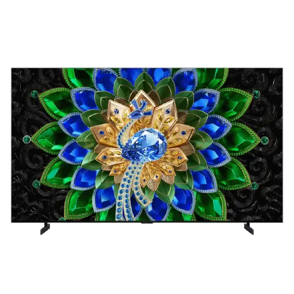 TCL 65 Inch Premium Wallpaper 4K QD-Mini LED Google TV, 576 Local Dimming Zones, HDR 2500 Nits, 144Hz Native Refresh Rate, ONKYO Audio, TSR AiPQ Processor, Game Master - 65A400U