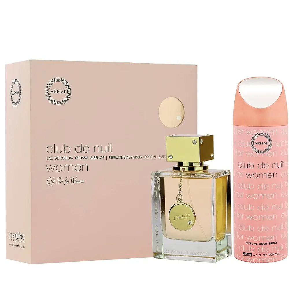 Armaf Club De Nuit Woman 2 Pc Gift Set Fruity Floral Perfume Set