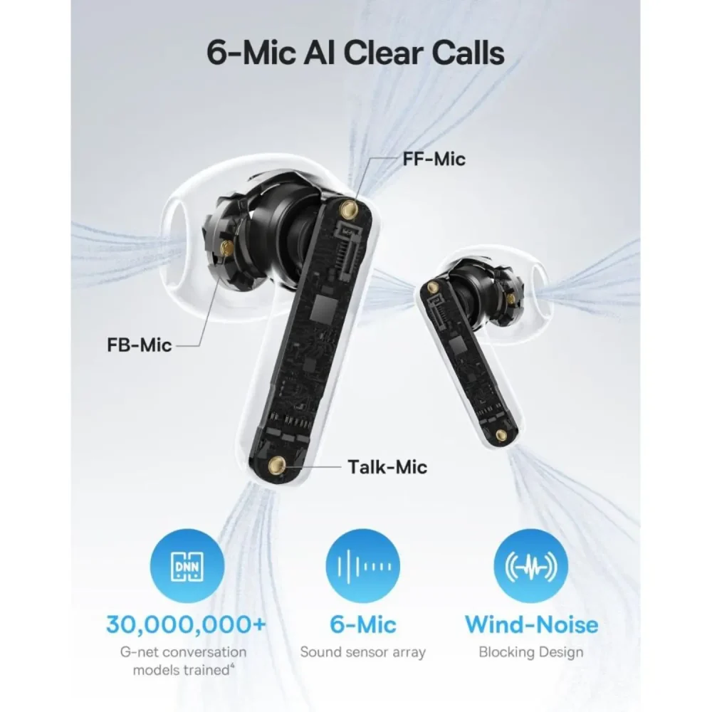 Baseus Bass BS1 NC Semi-in-Ear True Wireless Earbuds Cosmic Black BA.A0010102.BK - Image 7