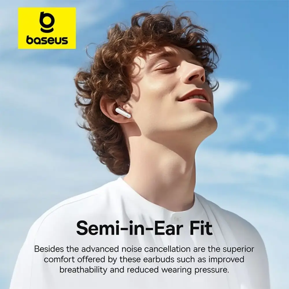 Baseus TWS Bowie M3 ANC Earbuds White BA.A00051900211-00.WT - Image 9