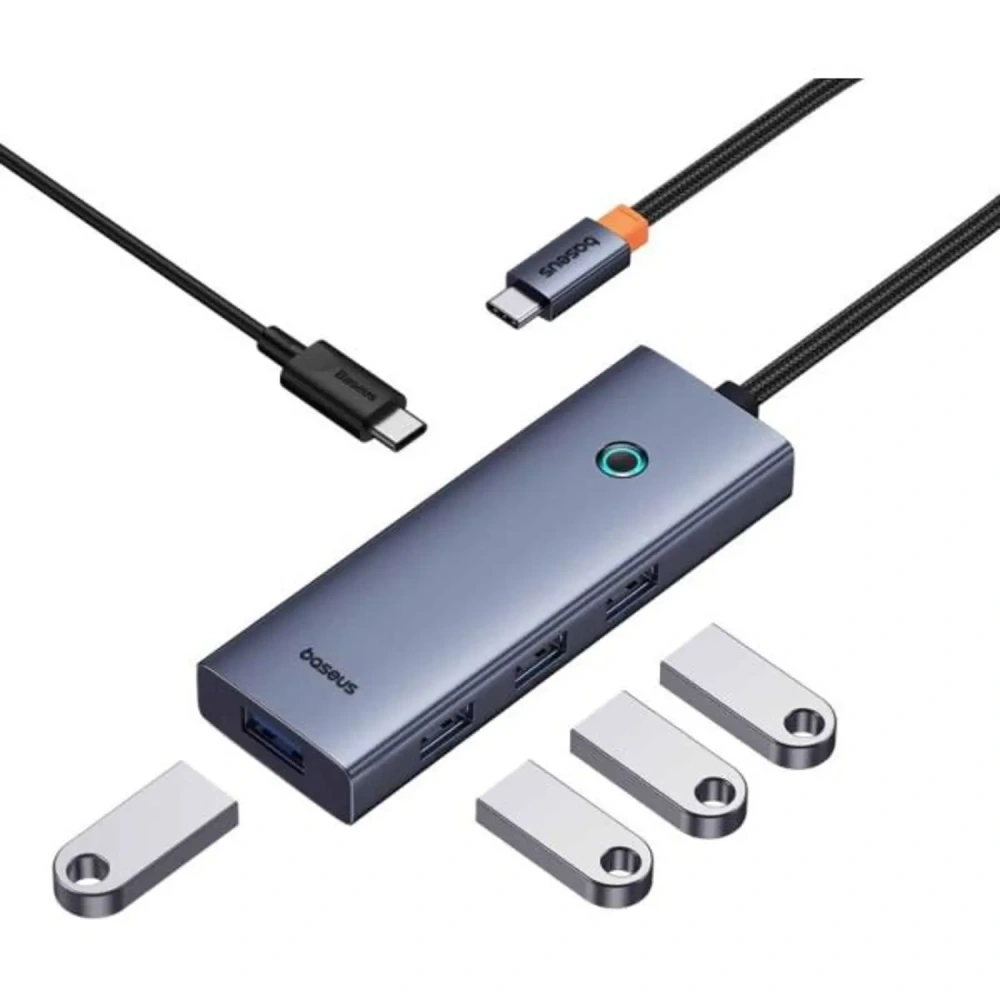 Baseus USB Hub 5-Port Type-C Grey BA.B00052801811-01.GY