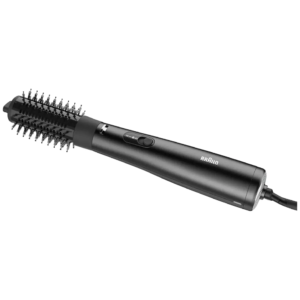 Braun AS4.2 Airstyler 1000W - Ionic Function, 3 Styling Modes, Fast Drying Nozzle, 38mm Round Thermal Brush, Ionic Black - BRAS420SDE