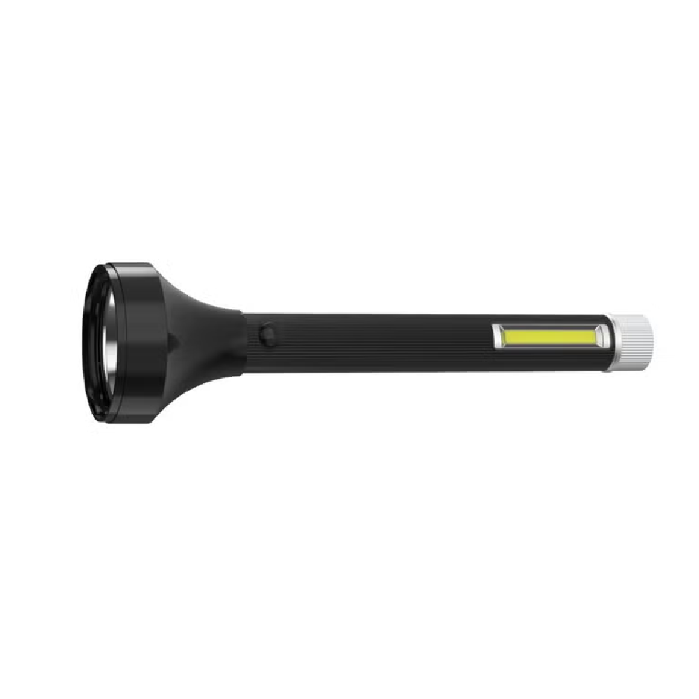 Clikon 2-in-1 10W LED Rechargeable Flashlight with 4000mAh Lithium Battery Portable Emergency Torch Light - CK7064