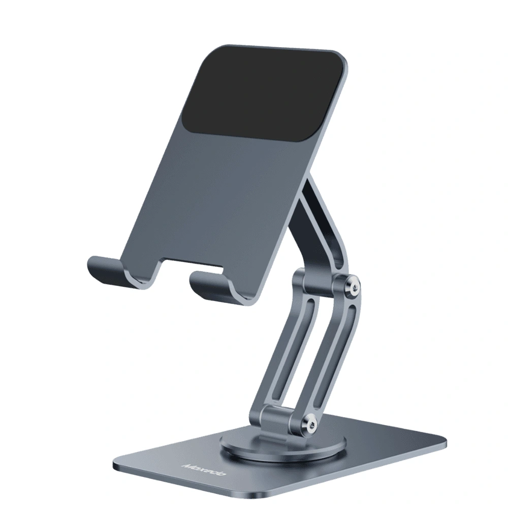 Moxedo Axira 360 Degree Rotatable Height Adjustable Foldable Metal Mobile Phone Stand for 5.8 to 7.1inch Devices, MX-PSD02