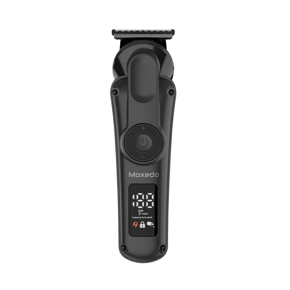 Moxedo Clivra Rechargeable Cordless Hair Trimmer for Men with Titanium Coated Blade, 2 Speed Control, IPX6 Waterproof, 90 Minutes Runtime, USB-C Charging, MX-HT013