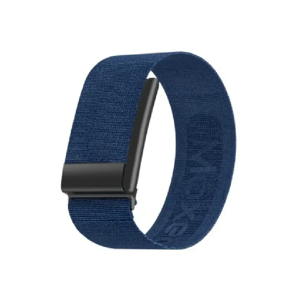 Moxedo Fit-Weave Nylon Braided Adjustable Replacement Band for WHOOP 5.0 Health & Fitness Tracker, Breathable Odor Resistant Blue Strap - MX-FW013-BL