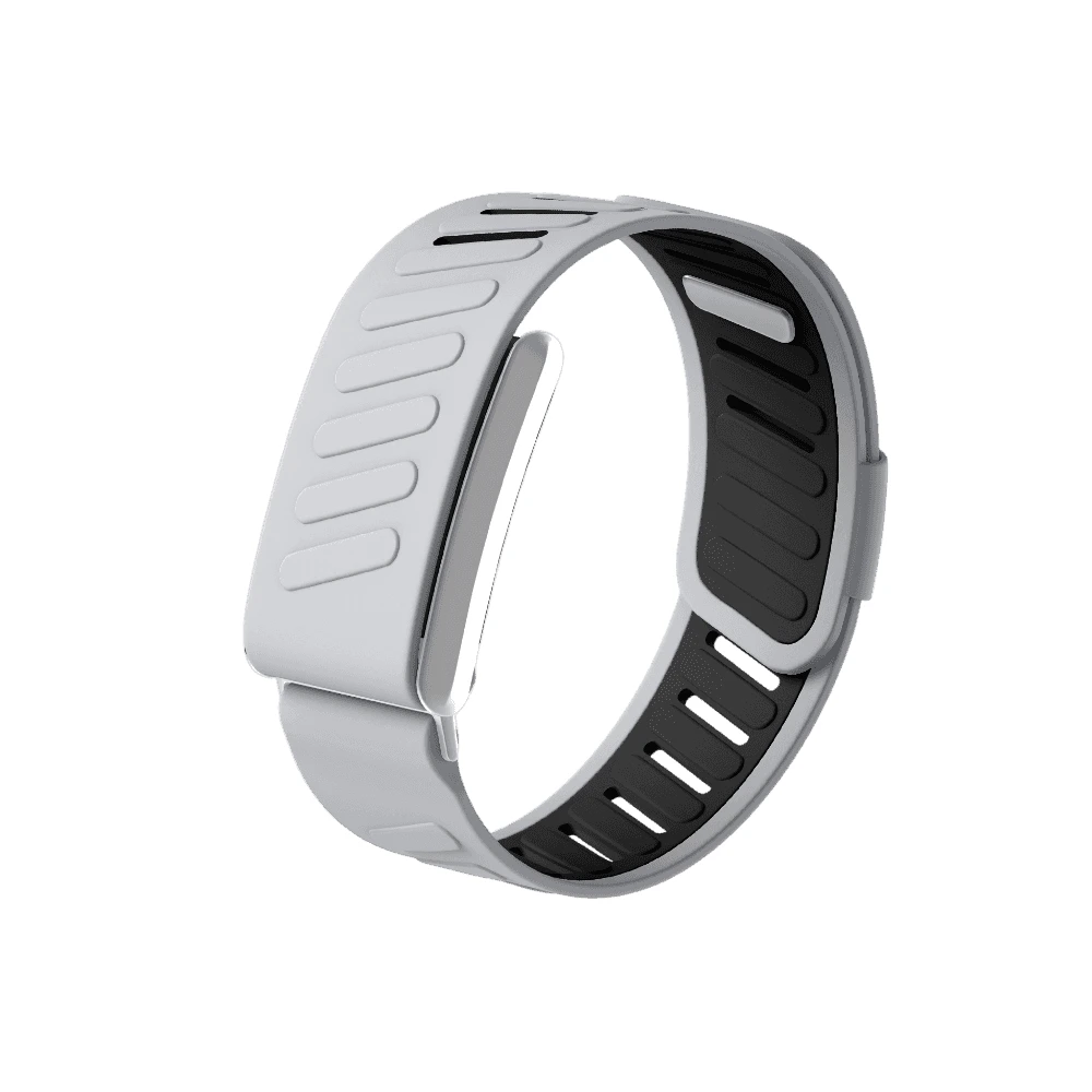 Moxedo Flow-Fit Soft-Touch Silicone Replacement Wrist Strap for WHOOP 5.0, Waterproof Gray Band with U-Shaped Connector - MX-FF016