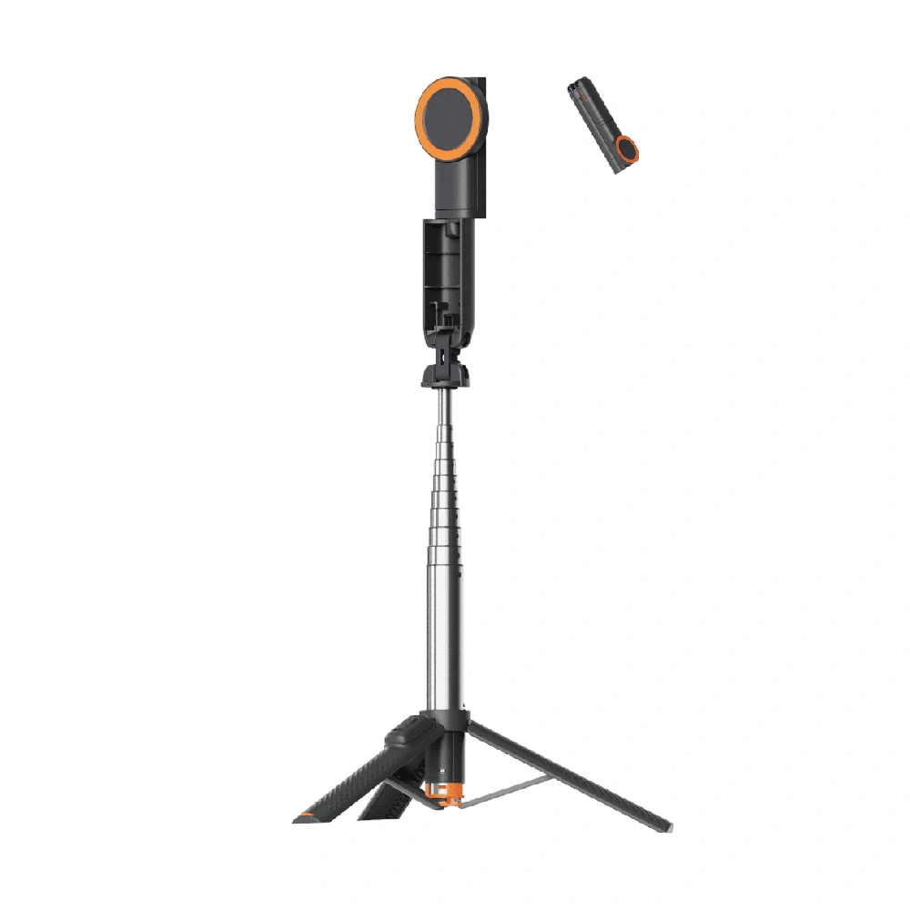 Moxedo Stablix Magnetic Phone Tripod Stand with Remote Shutter, 100cm Extendable & Foldable, 360 Degree Rotation- MX-MTS001