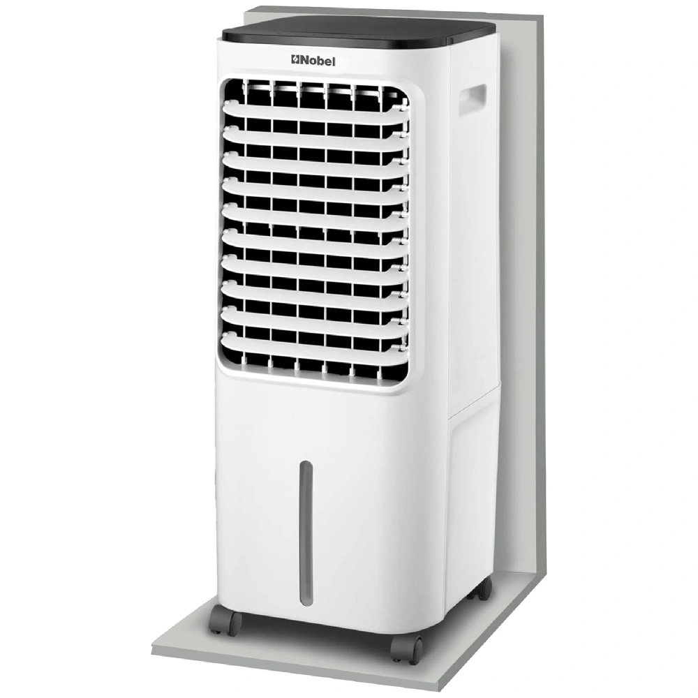 Nobel 12L Air Cooler - 3 Speeds, Ionizer, Auto Swing, Remote Control, 7.5H Timer, Honeycomb Cooling, White - NAC40R