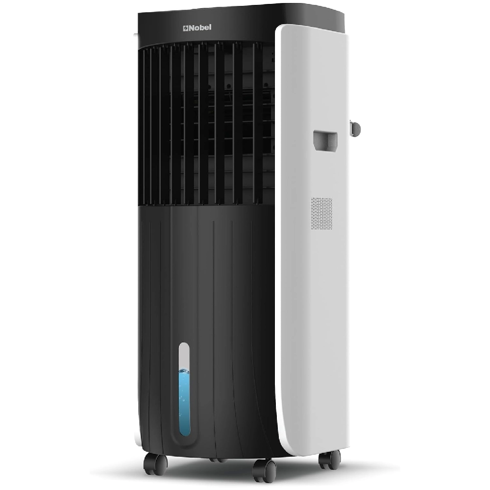 Nobel 20L Air Cooler with Humidifier - 3 Speeds, Ionizer, Touch Control, 24H Timer, Nature Sleep Modes, White - NAC400R