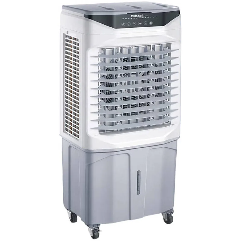 Nobel 35L Air Cooler - Honeycomb Cooling, 3 Speeds, 70 Degree Oscillation, Timer, Touch Remote Control, Grey - NAC500R