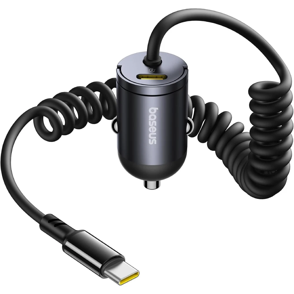 Baseus Tiny Star Mini Car Charger C-C Cable Included 30W BA.C00035001121-00.BK