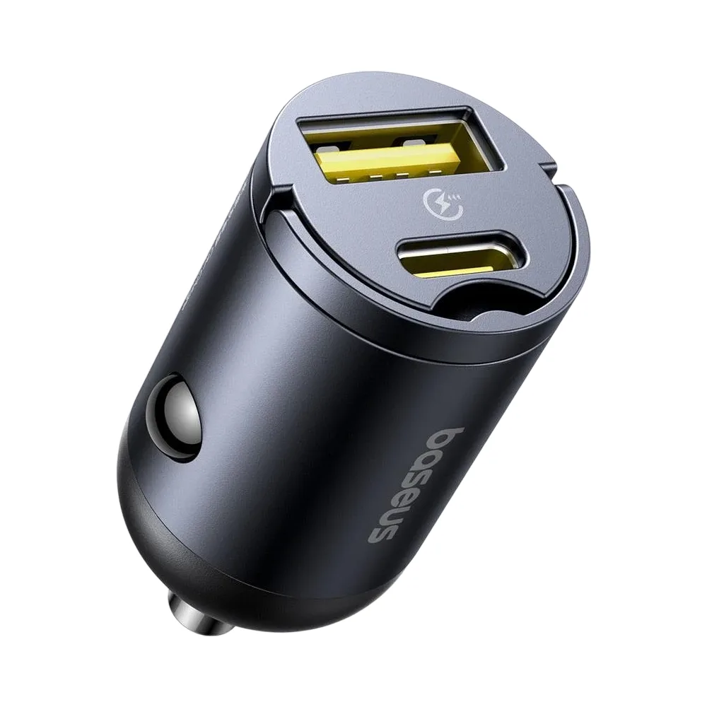 Baseus Tiny Star Mini Car Charger U-C 30W Cosmic Black BA.C00035001121-02.BK