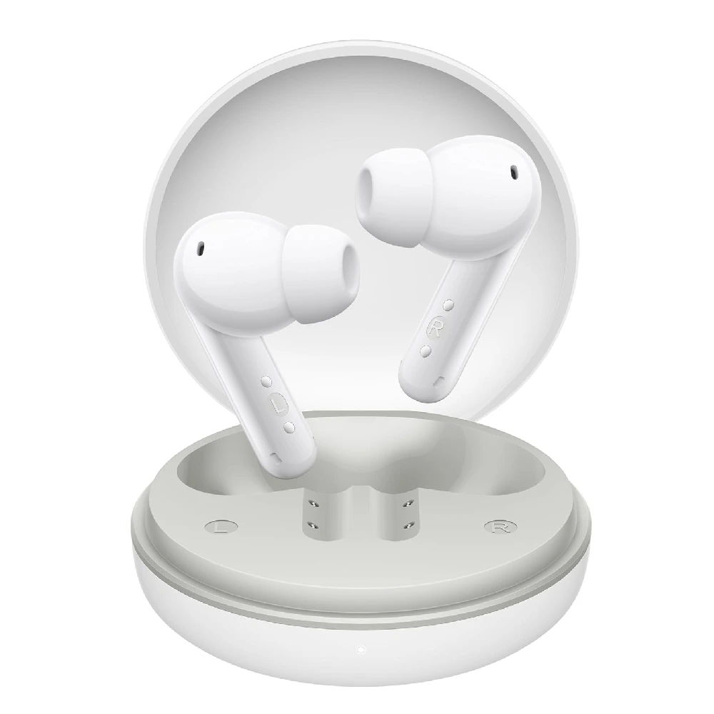 Honor Earbuds A Pro Wireless Earbuds with 12.4mm Dynamic Driver, 49dB Active Noise Cancellation, Bluetooth 5.3, 42 Hours Battery Life, White - HON8000200