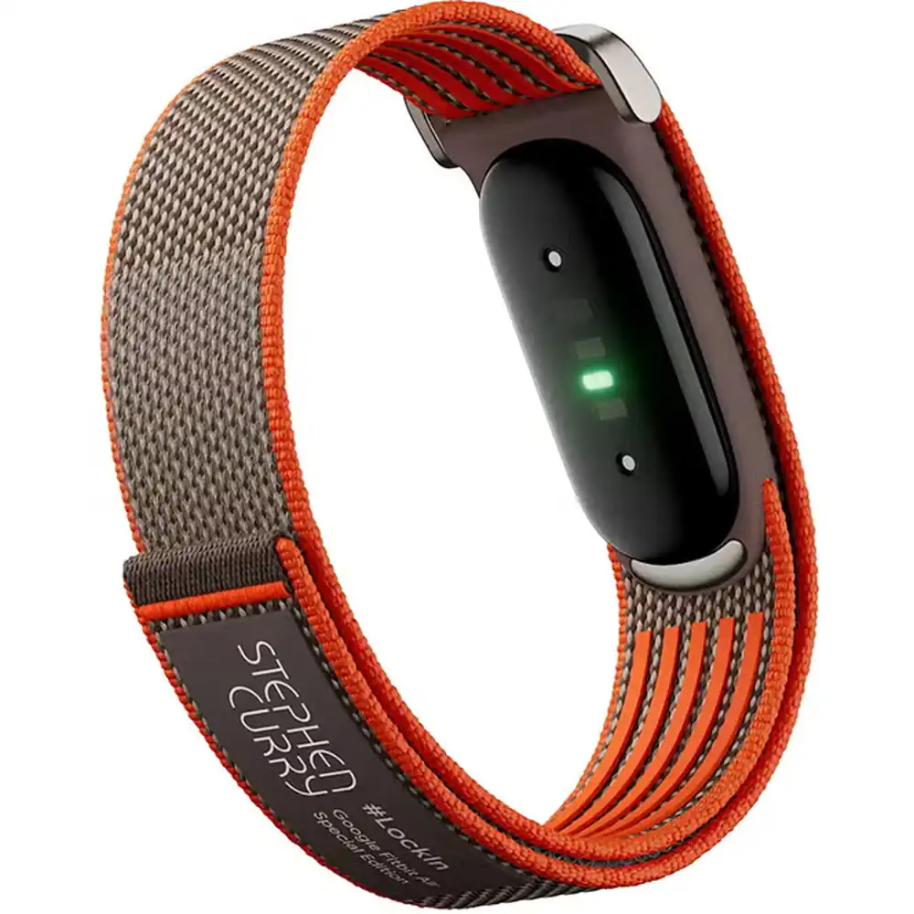Google Fitbit Air Special Edition Stephen Curry Screenless Activity Tracker - Fitness Heart Rate Sleep Tracking, AI Coaching, 7 Days Battery,  Steph Curry Rye - Image 5