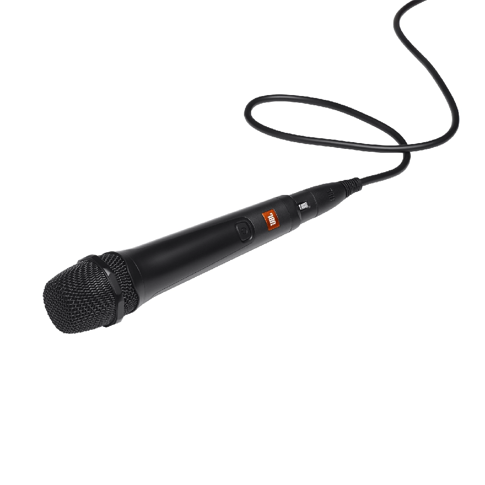 JBL PBM100 Wired Dynamic Vocal Microphone with Cardioid Polar Pattern, 6.3 mm Plug, Plug and Play, Stage-Quality Design, Black - JBLPBM100BLK