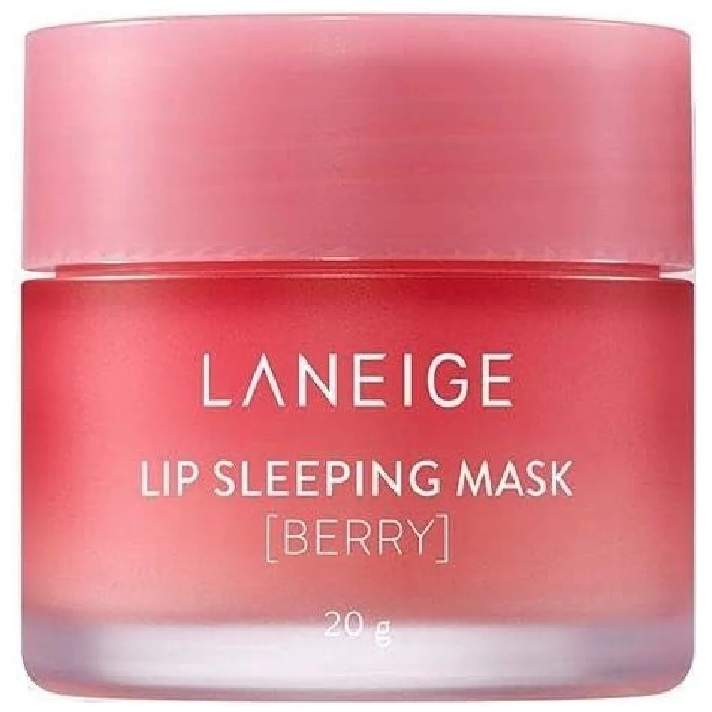 Laneige Lip Sleeping Mask Berry 20g - Overnight Moisturizing Lip Balm with Berry Extracts, Korean Skincare
