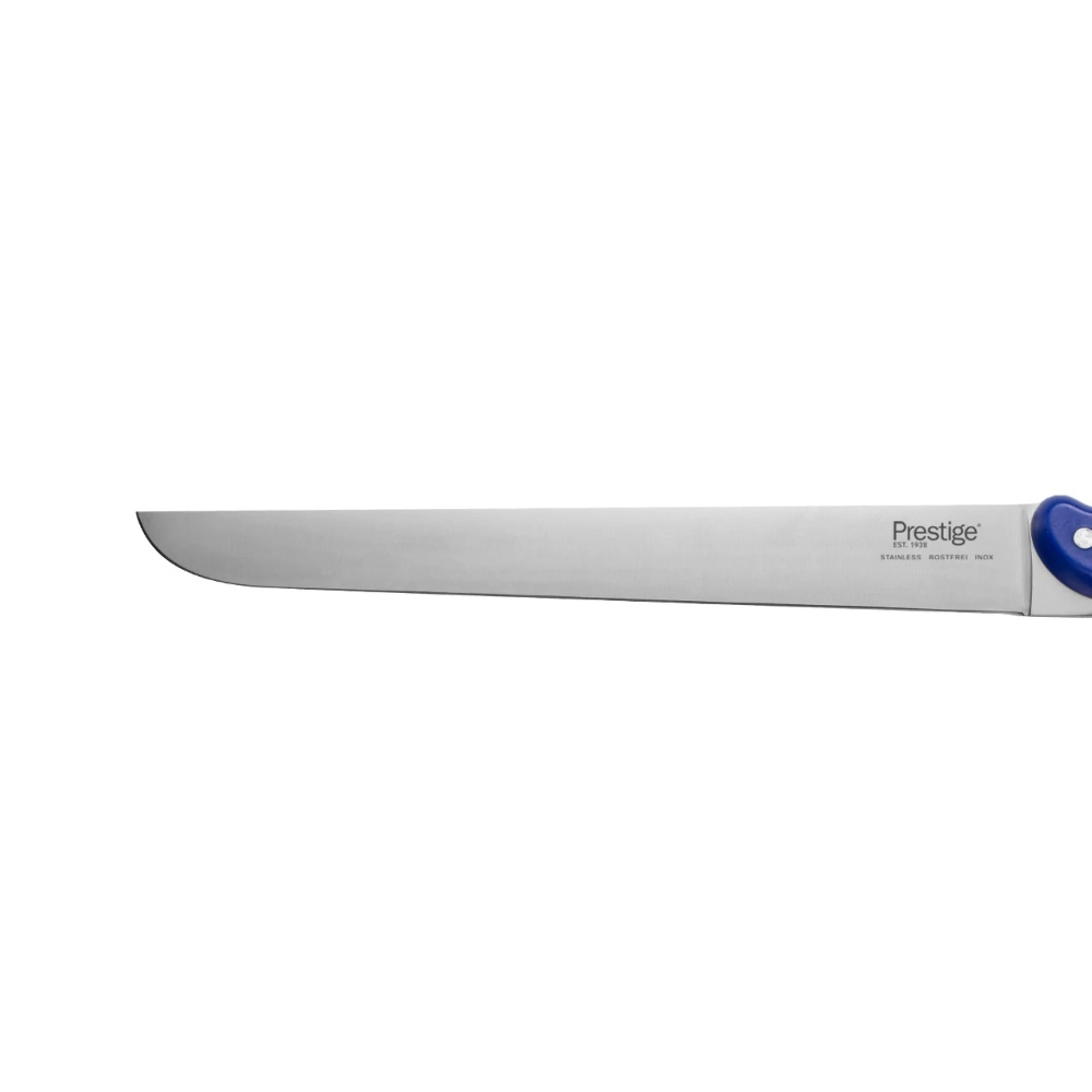 Prestige 12 Inch Professional Butcher Knife, Stainless Steel Taper-Ground Blade, Blue Handle - PR49351 - Image 3