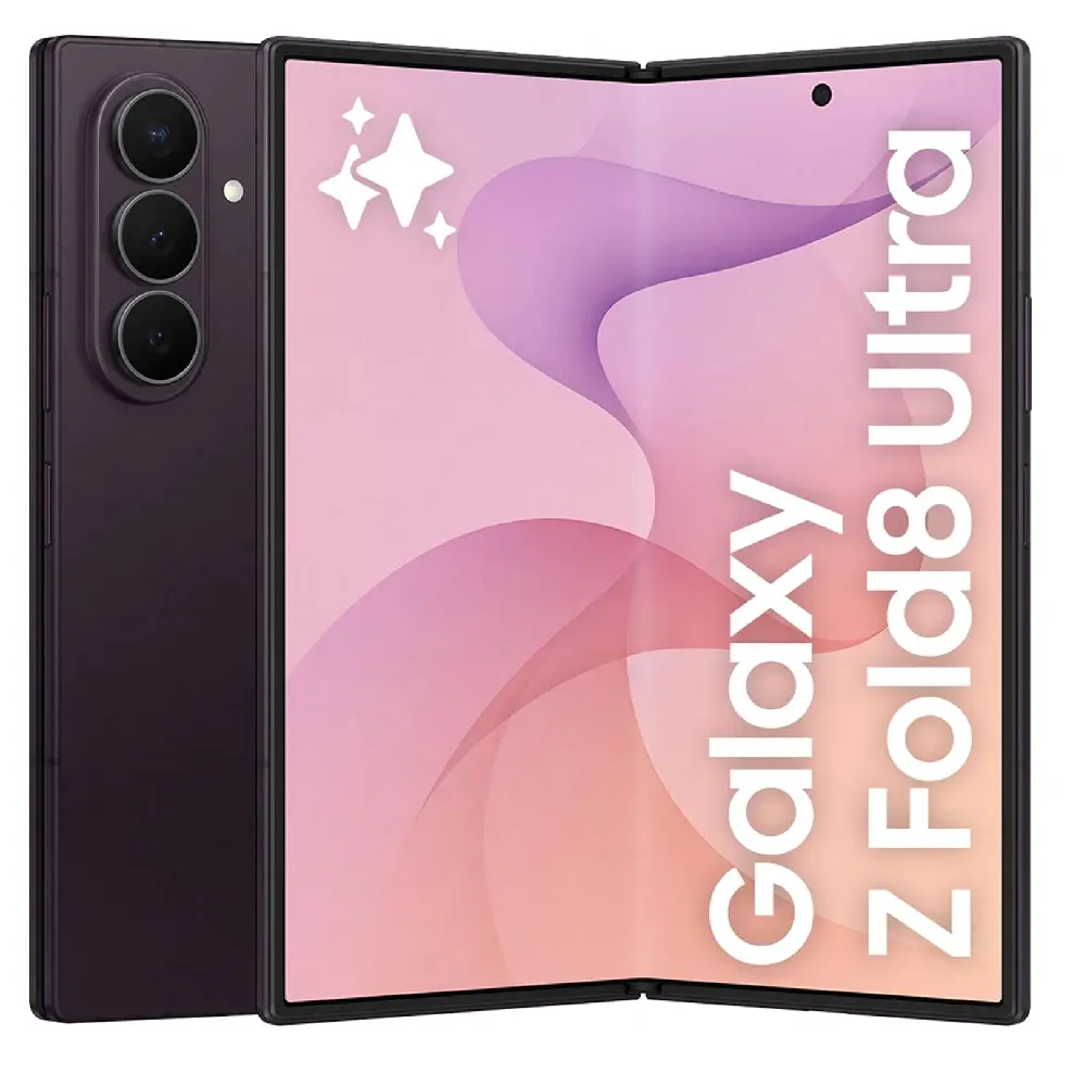 Samsung Galaxy Z Fold8 Ultra 5G Dual SIM Smartphone 12GB RAM 256GB, 8.0-Inch Dynamic AMOLED 2X 120Hz Display, 200MP Triple Camera, 5000mAh, Violet Shadow - Middle East Version