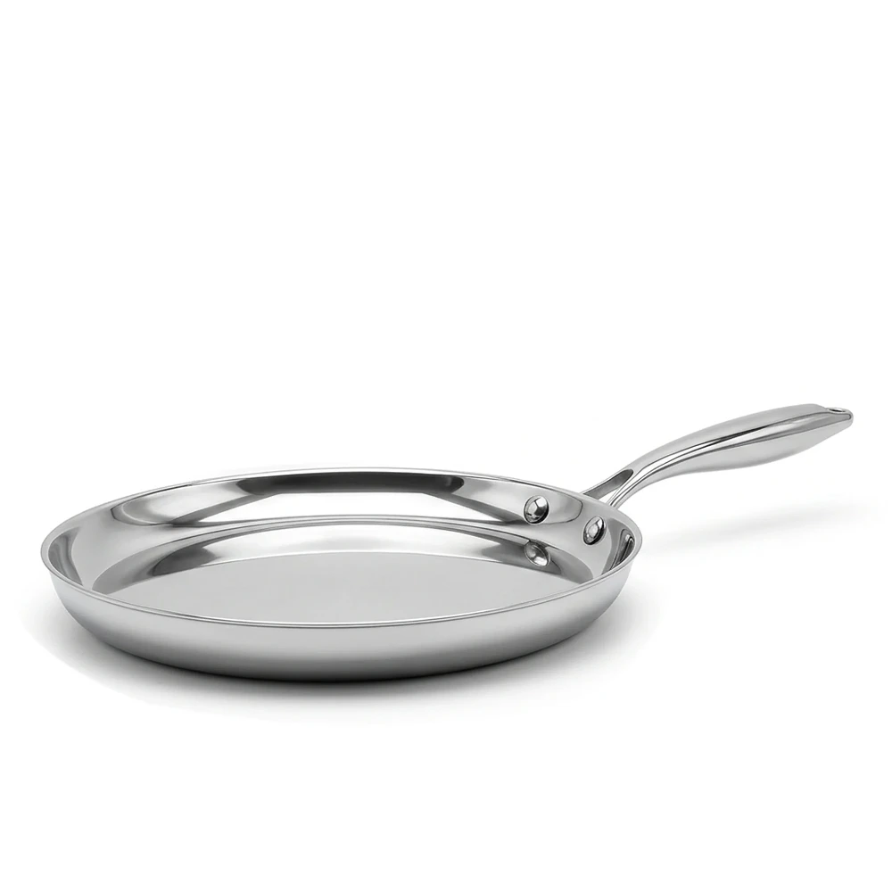Prestige Infinity Tri-Ply Stainless Steel 26cm Tawa, Induction & All Hob Compatible - PR81211