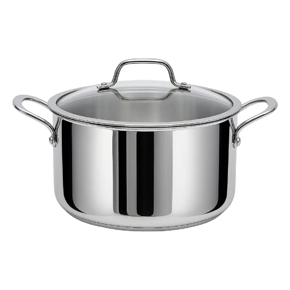 Prestige Infinity Tri-Ply Stainless Steel 28cm Casserole with Lid, Induction & All Hob Compatible - PR81194