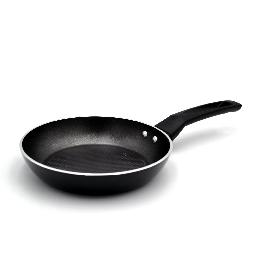 Prestige Safecook 22cm Non-Stick Open Fry Pan, Aluminum Dimple Surface, Induction Compatible, Black - PR22089-B