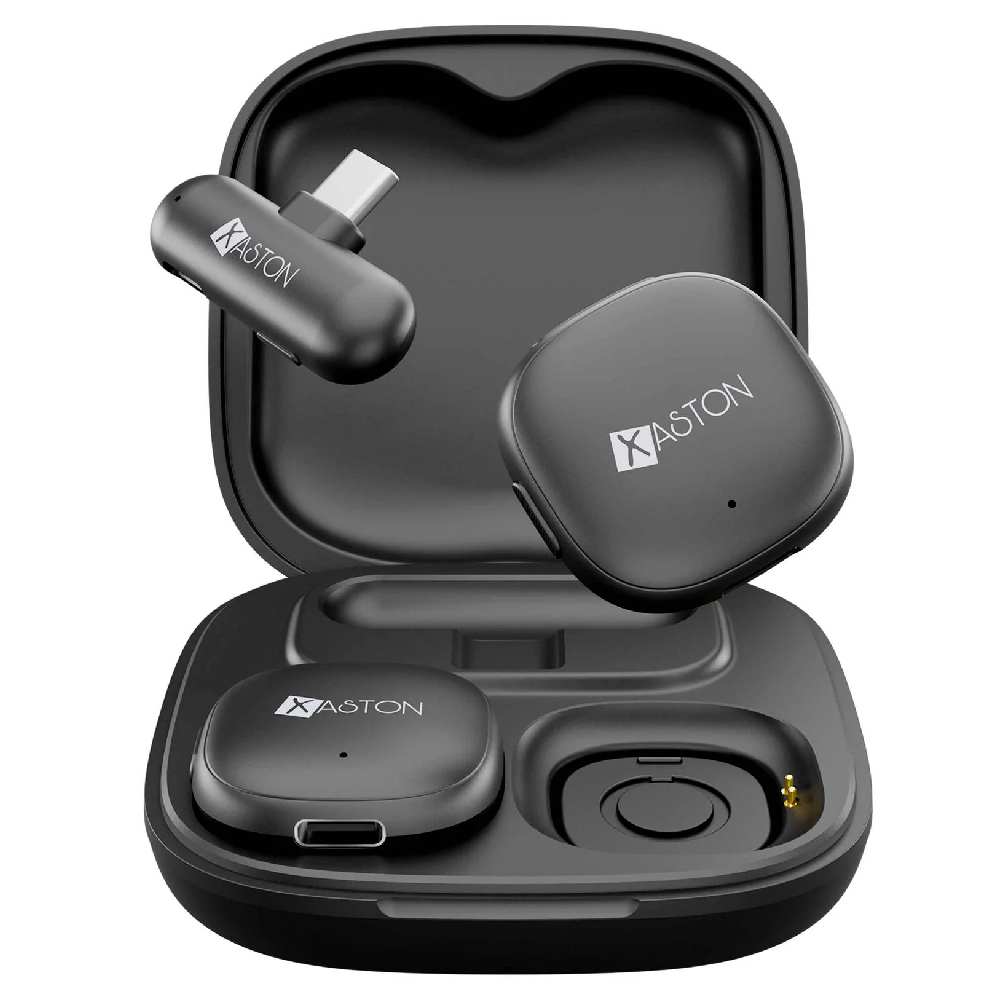 XASTON NM88W Wireless Microphone-Professional Wireless Mic System with Clear Audio Transmission, Noise Reduction & Portable Design for Recording, Streaming & Presentations